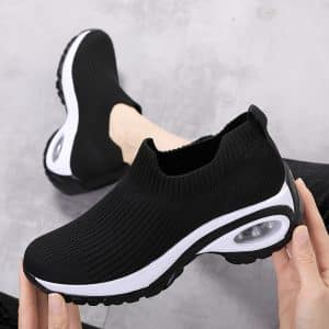 Chaussures de sport femme multifonctionnelles à coussin d'air. Baskets respirantes confortables