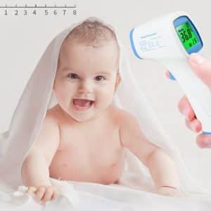 Thermomètre frontal intérieur portatif sans contact