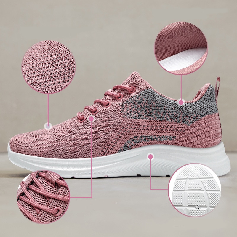Baskets à lacets pour femmes. Chaussures de sport décontractées – Image 5