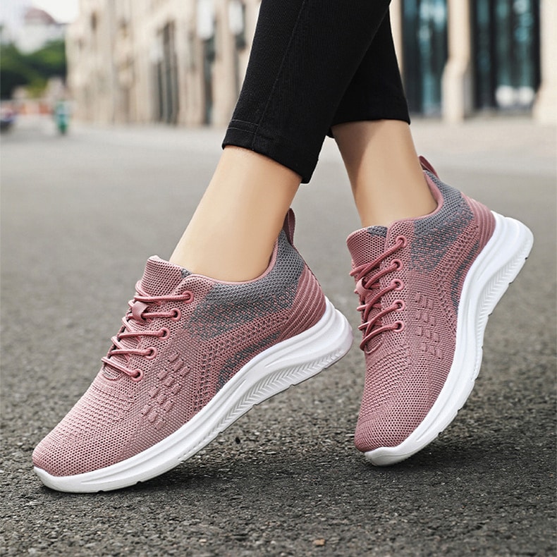 Baskets à lacets pour femmes. Chaussures de sport décontractées – Image 4