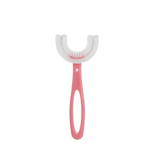 Brosse à dents en silicone souple en forme de U pour enfants – Image 5