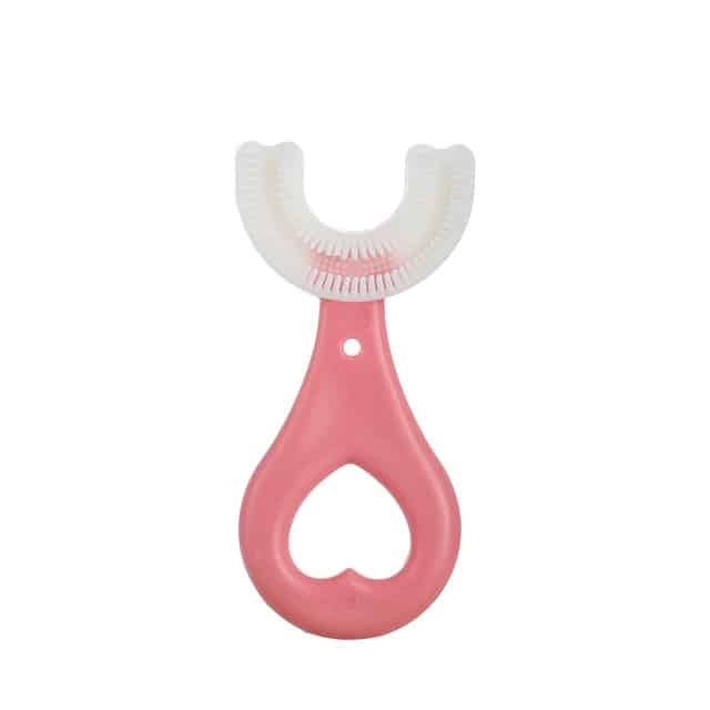 Brosse à dents en silicone souple en forme de U pour enfants – Image 6