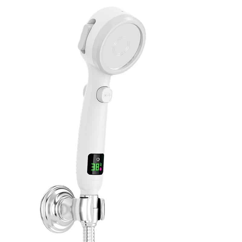 Pommeau de douche à main de douche circulaire domestique – Image 3