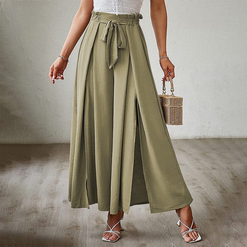 Pantalon à jambes larges pour femmes
