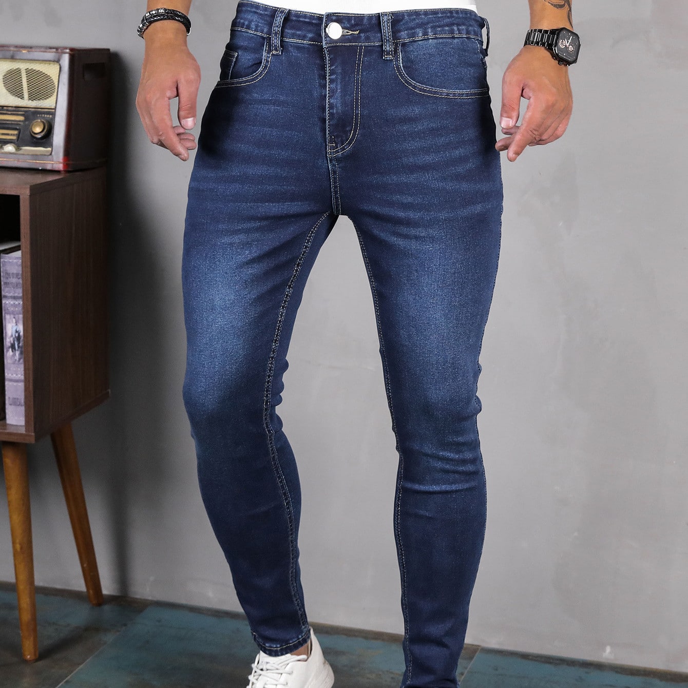 Jeans pour hommes à la mode – Image 3