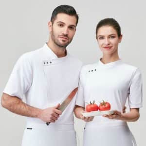 Veste de cuisine. Veste de restaurant-pizzeria et boulangerie-confiserie