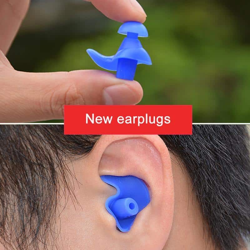 2 pièces. Bouchons d'oreilles hypoallergéniques pour les sports nautiques pour la sécurité, protection auditive bouchons d'oreille lavables – Image 4