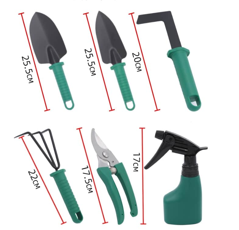 10 pièces. Ensemble d'outils de jardinage – Image 2