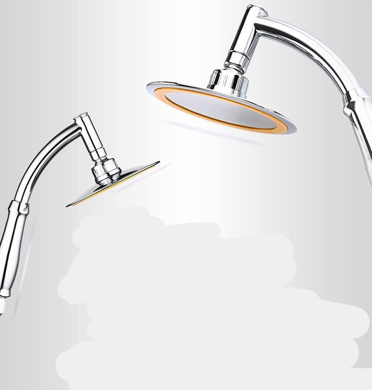 Pommeau de douche 6 pouces pressurisées à main. Ensemble de douches universelles à tête – Image 7