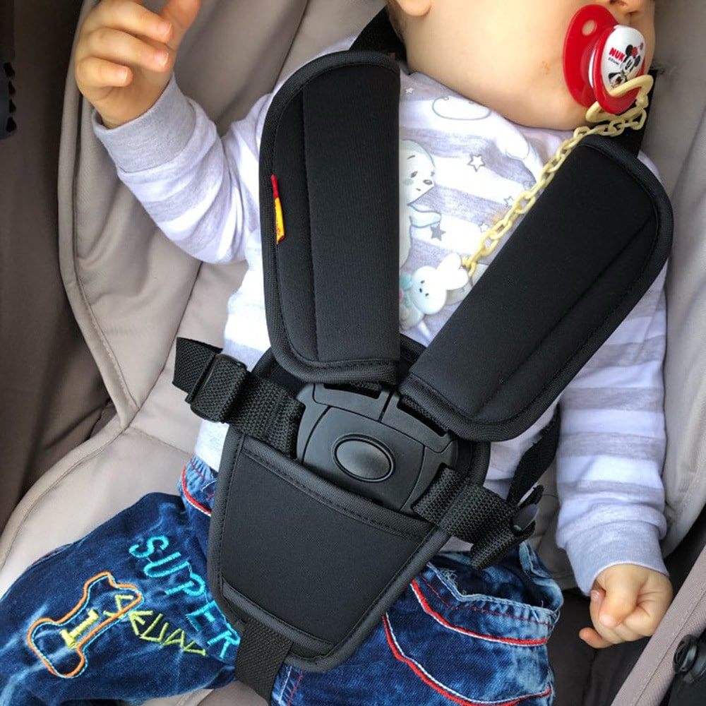 Poussette bébé. Siège de sécurité de voiture. Housse de sécurité. Ceinture d'épaule – Image 7