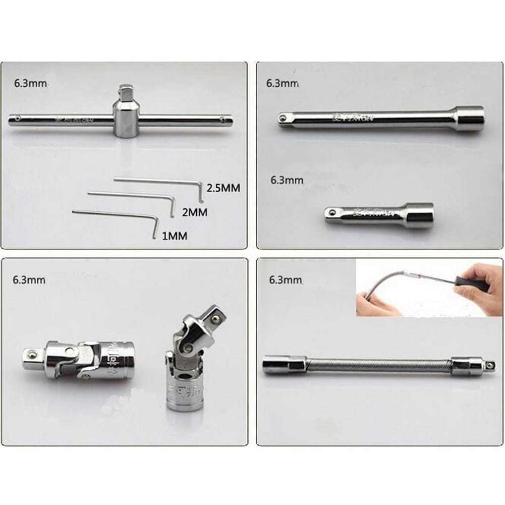 46 pièces. Ensemble de prises – Image 4