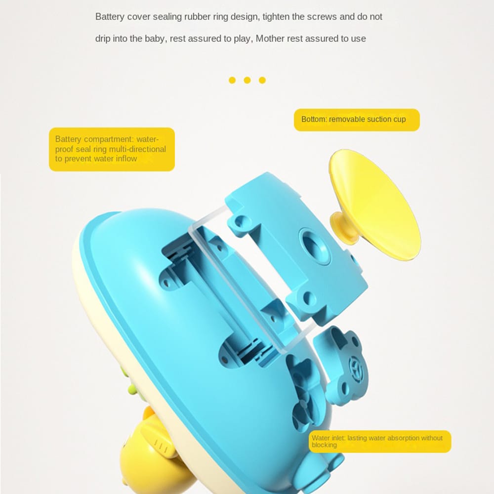 Jouet de bain de bateau pirate à jet d'eau électrique pour enfants – Image 5