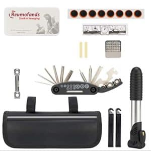 Kit de réparation de vélo, gonfleur, kit de réparation de pneus