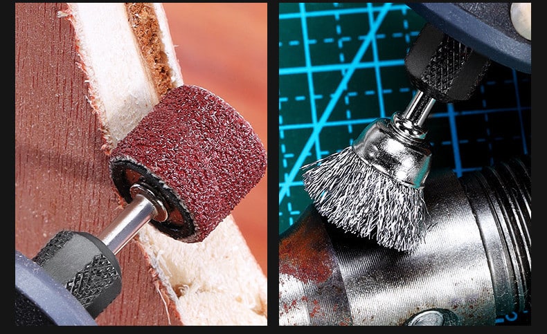 365 pièces. Combinaison d'outils électriques. Accessoires de meuleuses. Outil de coupe. Ensemble d'anneaux de sable – Image 3