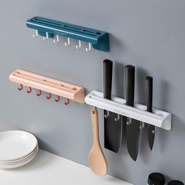 Porte-couteaux de cuisine mural domestique – Image 3