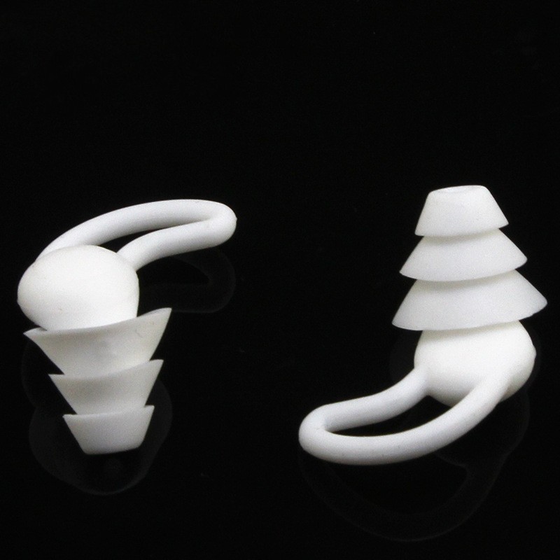 2 pièces. Bouchons d'oreilles anti-bruits en silicone douce