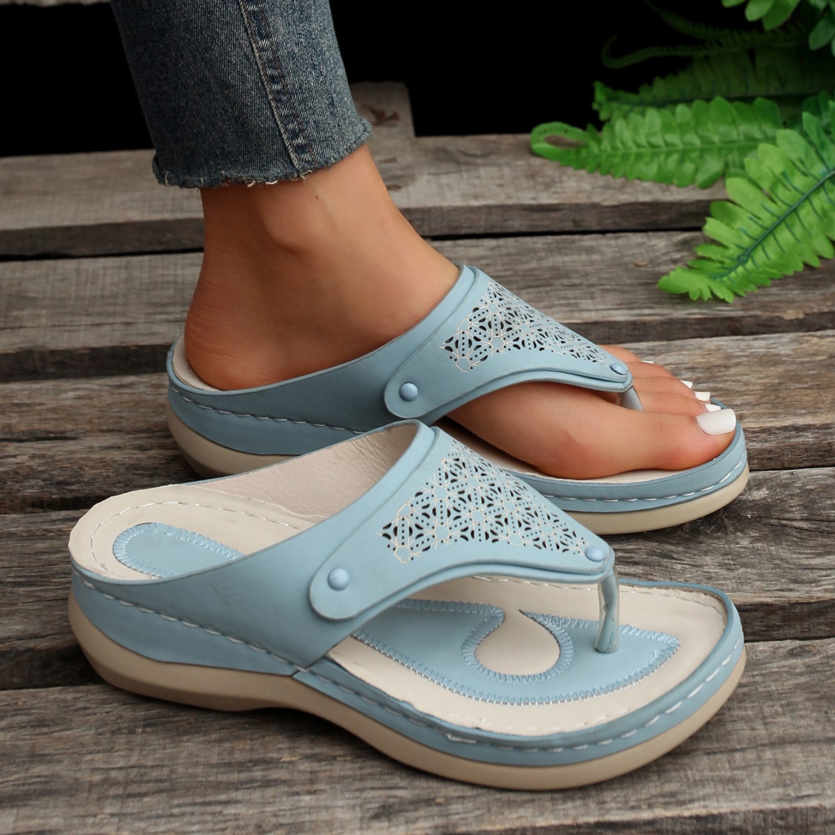 Sandales d'été. Pantoufles d'intérieur. Chaussures de plage pour femmes – Image 5