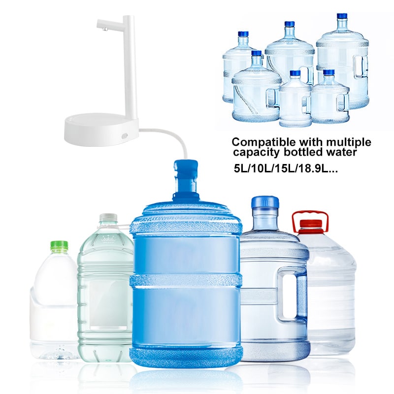 Distributeur de bureau. Pompe à eau électrique. Distributeur automatique de pompe à bouteille d'eau. Distributeur de pompe à eau rechargeable – Image 6