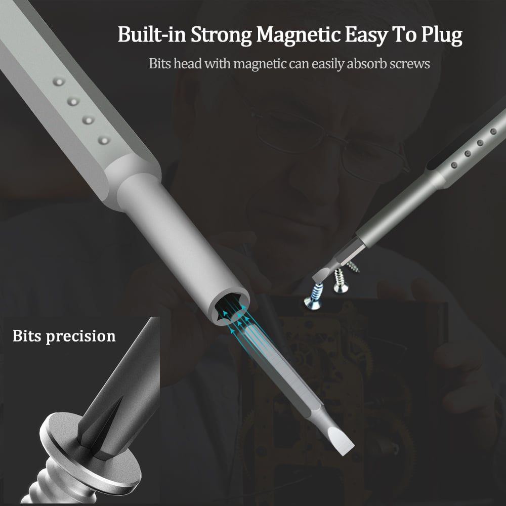 Outil de réparation de téléphones portables. Tournevis magnétiques – Image 4