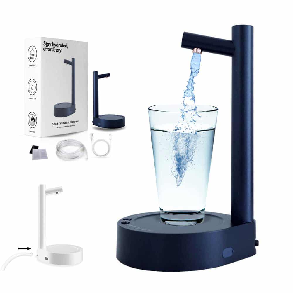 Distributeur de bureau. Pompe à eau électrique. Distributeur automatique de pompe à bouteille d'eau. Distributeur de pompe à eau rechargeable
