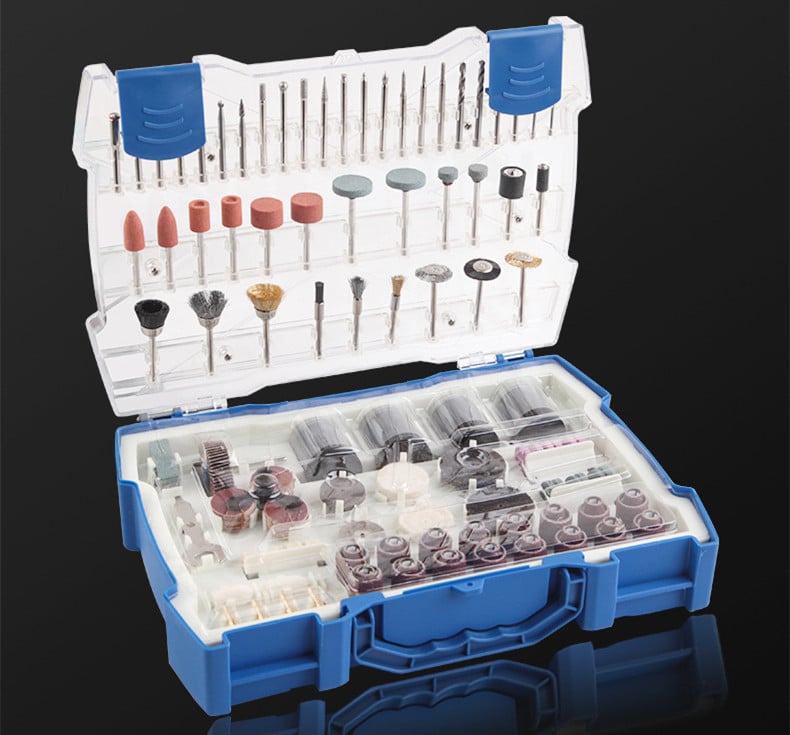 365 pièces. Combinaison d'outils électriques. Accessoires de meuleuses. Outil de coupe. Ensemble d'anneaux de sable – Image 4