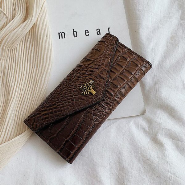 Pochette motif crocodile pour femmes – Image 3