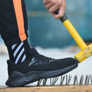Chaussures de sécurité du travail anti-crevaison anti-écrasement pour hommes et femmes