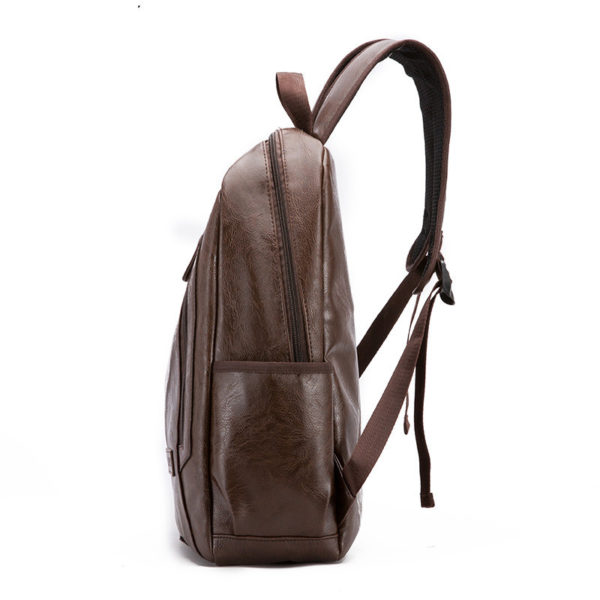 Sac à dos en cuir décontracté – Image 3