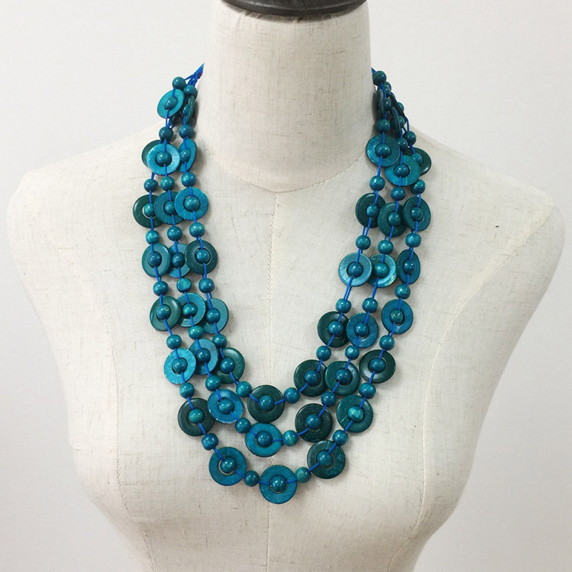 Collier multicouches de style ethnique pour femmes – Image 3