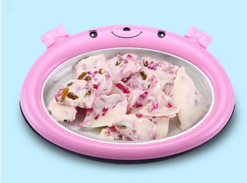 Machine à yaourt frit. Machine à rouleaux de crème glacée froide – Image 5