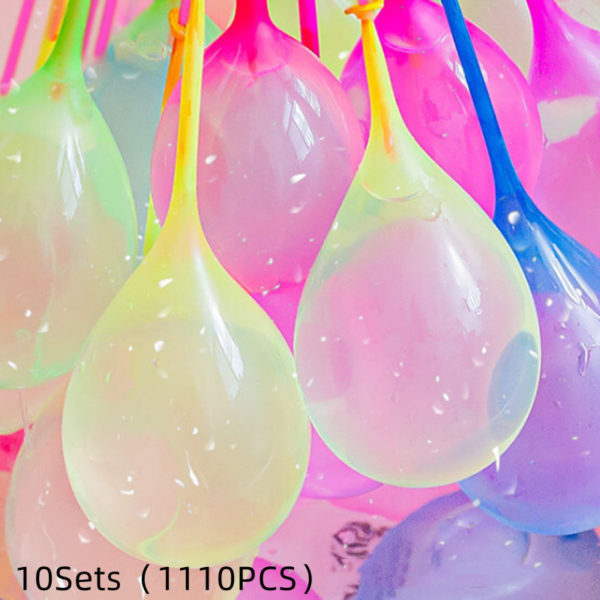 111 pièces. Ballons à eau fluorescents. Ballons rapides. Outil pour la décoration. Jouet pour enfants – Image 6