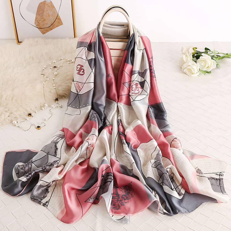 Écharpe de protection solaire légère et lisse – Image 3