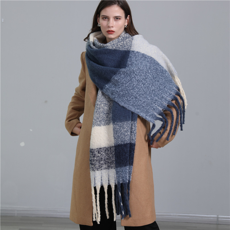 Echarpe chaude allongée en cachemire pour femmes – Image 3