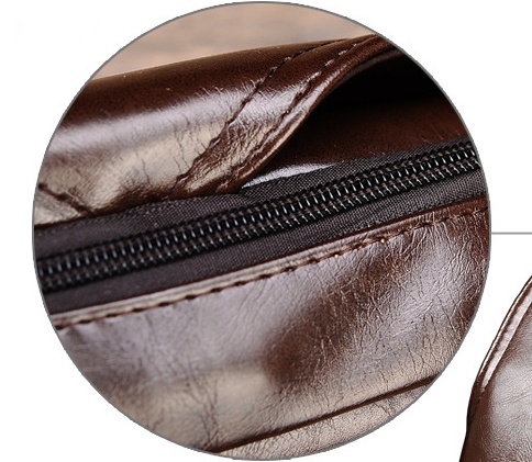 Sac poitrine antivol en cuir décontracté pour hommes – Image 2