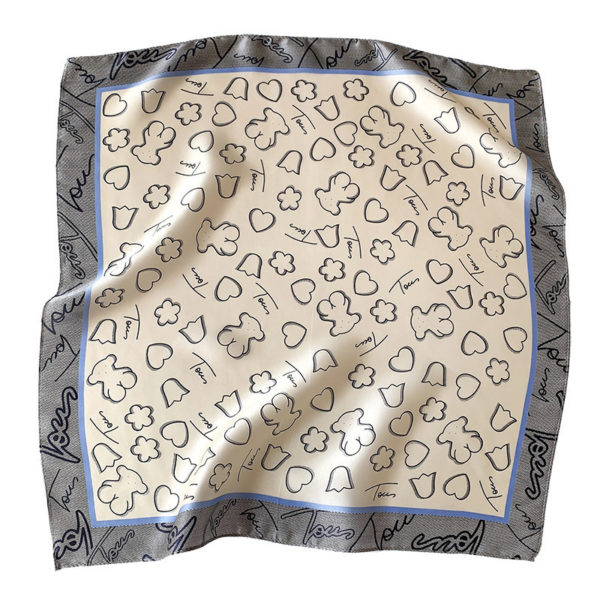 Foulard en soie à la mode pour femmes – Image 3
