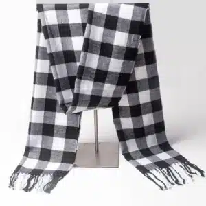 Echarpe d'hiver en cachemire épaissie et simple pour hommes