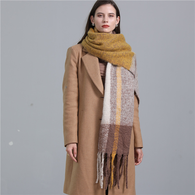 Echarpe chaude allongée en cachemire pour femmes – Image 2