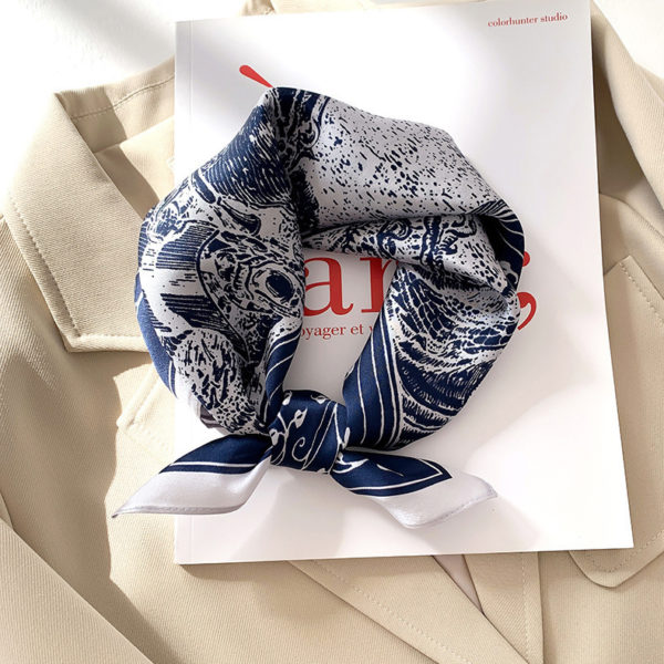 Foulard en soie à la mode pour femmes – Image 6