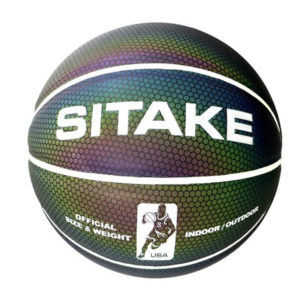 Ballon de basket réfléchissant lumineux