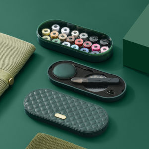 Boîte de rangement pour kit de couture à la main