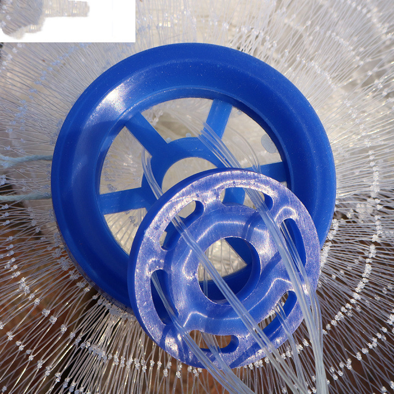Filet de coulée monofilament. Filet de coulée à la main. Filet de protection des poissons. Roue de pêche – Image 5