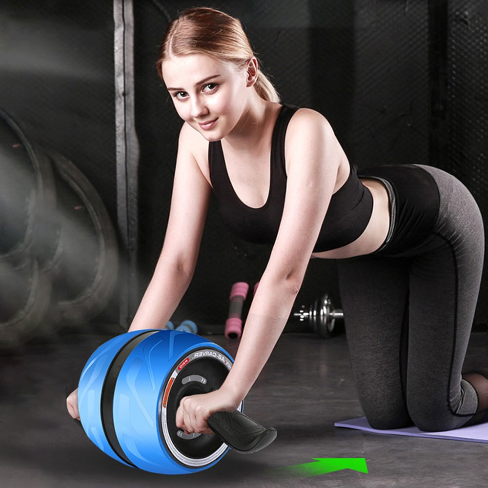 Roue Abdominale ROUE DE GAINAGE NOIR METAL BOXE