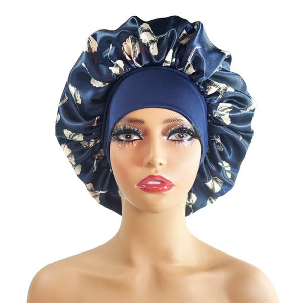 Bonnet de nuit en satin à larges bords pour femmes – Image 5