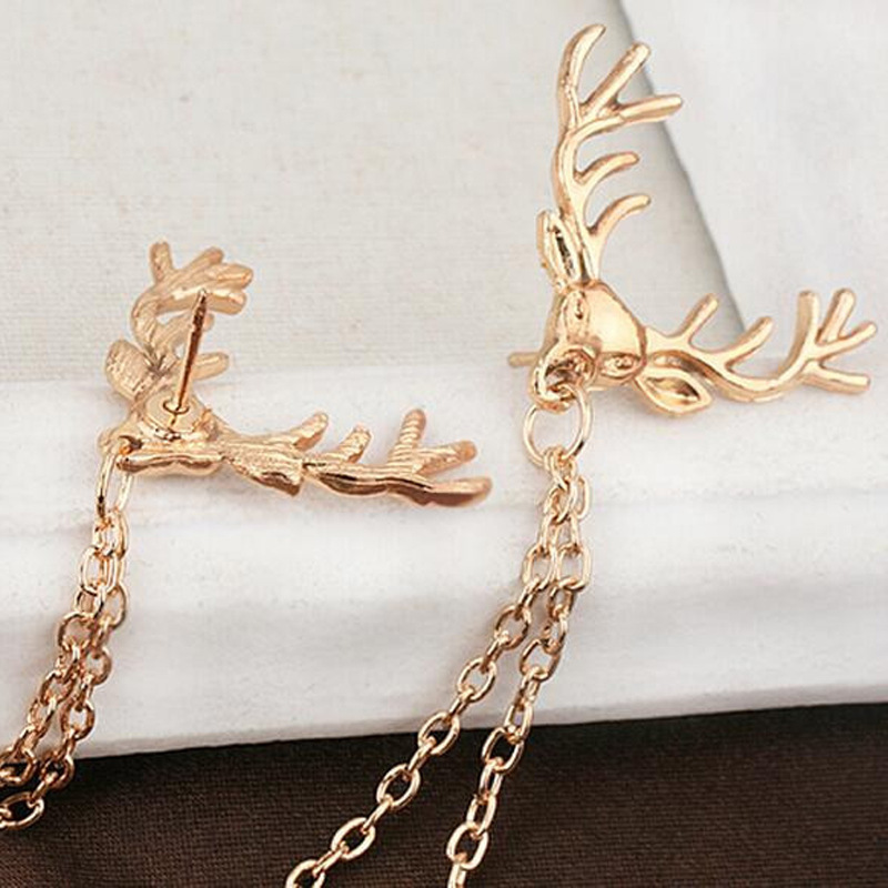 Broche de collier à tête de cerf avec houppe. Broche pour hommes – Image 2