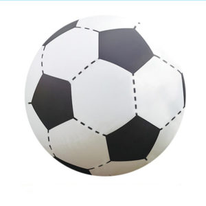 Ballon de football gonflable