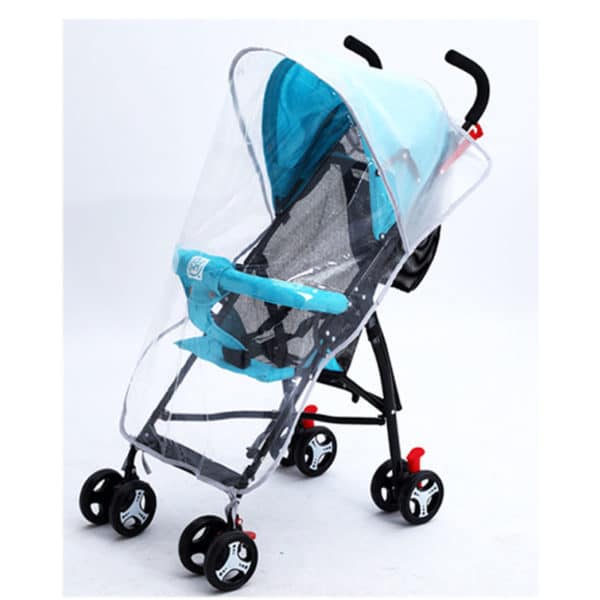 Housse de pluie et pare-brise de poussette pour bébé – Image 2