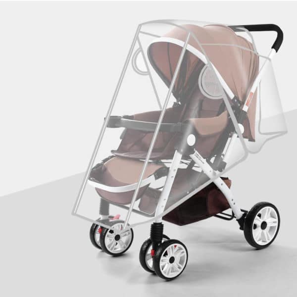 Housse de pluie et pare-brise de poussette pour bébé – Image 5