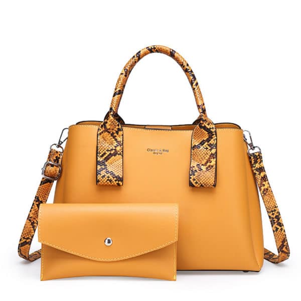 2 Pièces. Sac à main en cuir pour femmes. Sac diagonal à une épaule