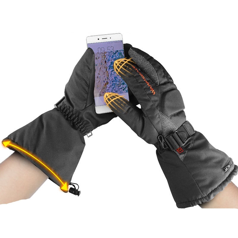 2 pièces. Gants chauffants électriques pour écran tactile et chauffage par thermostat de batterie n° 5 pour hommes et femmes – Image 4