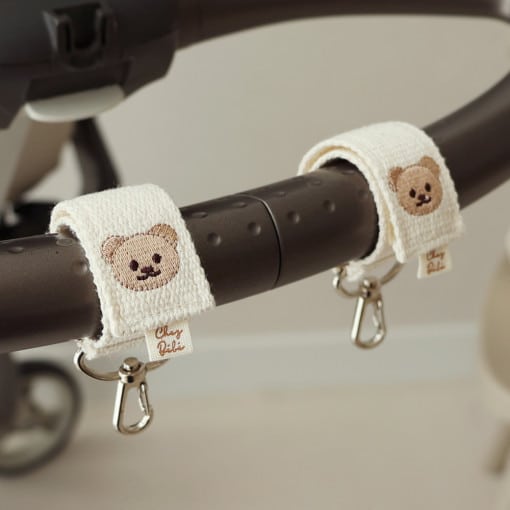 2 pièces. Crochets pour poussette de bébé d'ours de personnalité de mode
